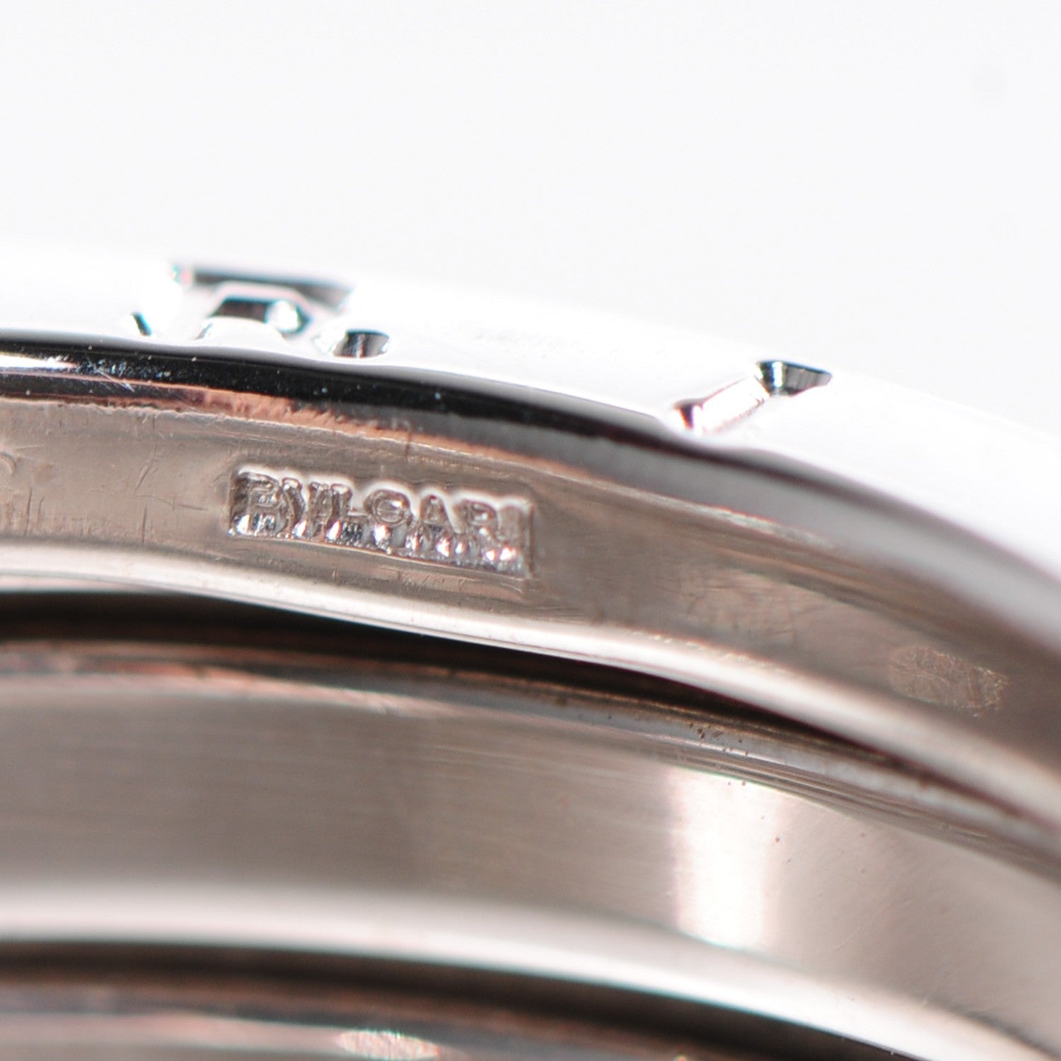 Bulgari 18K White Gold B.Zero1 Four-Band Ring 62 10 6 of 8