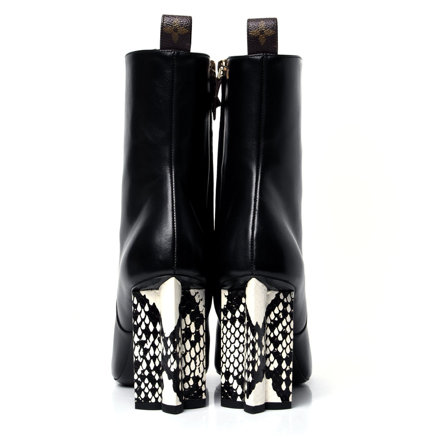 Louis Vuitton Calfskin Silhouette Ankle Boots 38 Black 4 of 5