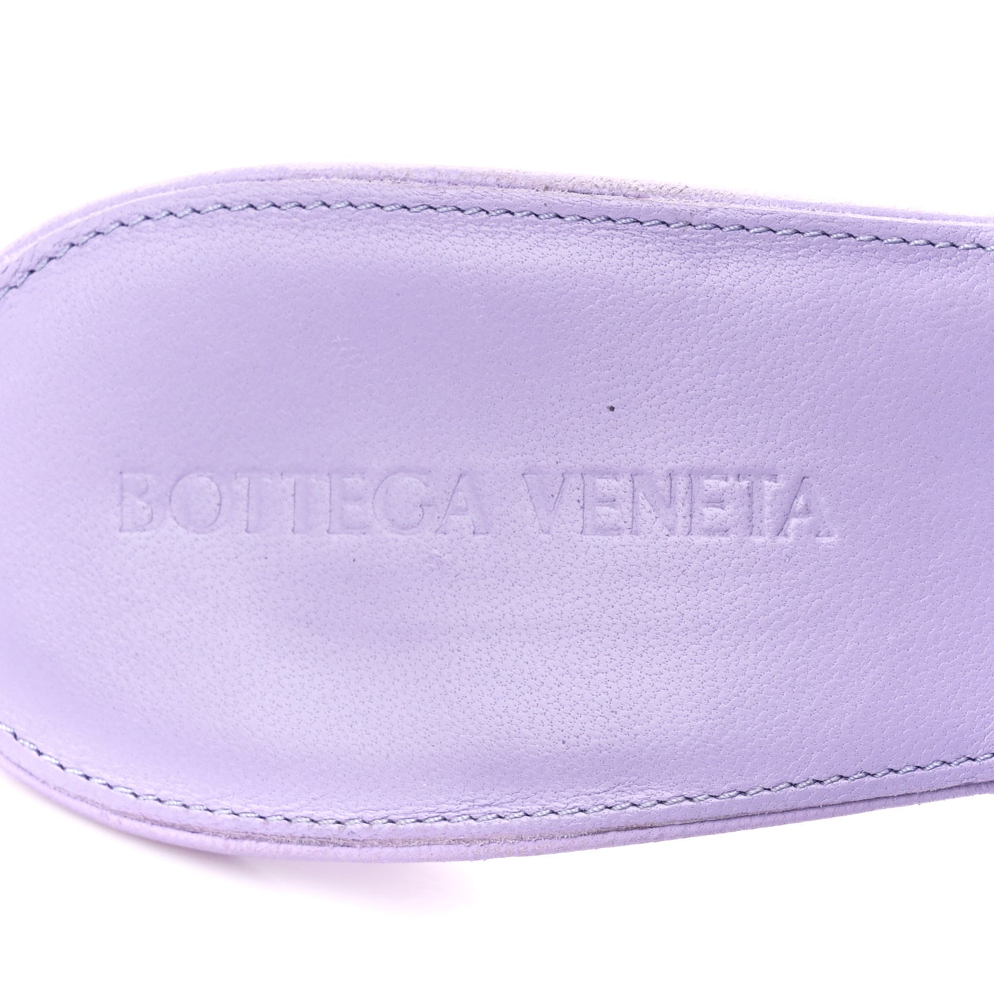 Nappa Maxi Intrecciato Lido Mule Sandals 39.5 Wisteria