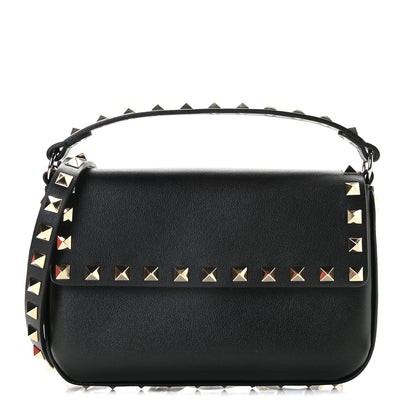 Valentino Garavani Vitello Rockstud Crossbody Pouch Black 1 of 12