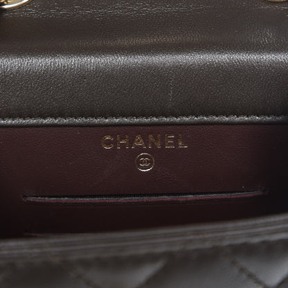 Chanel Lambskin Quilted Trendy CC Phone Holder Brown 6 of 10