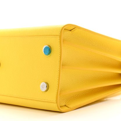 Saint Laurent Calfskin Baby Sac De Jour Bag Yellow 10 of 11