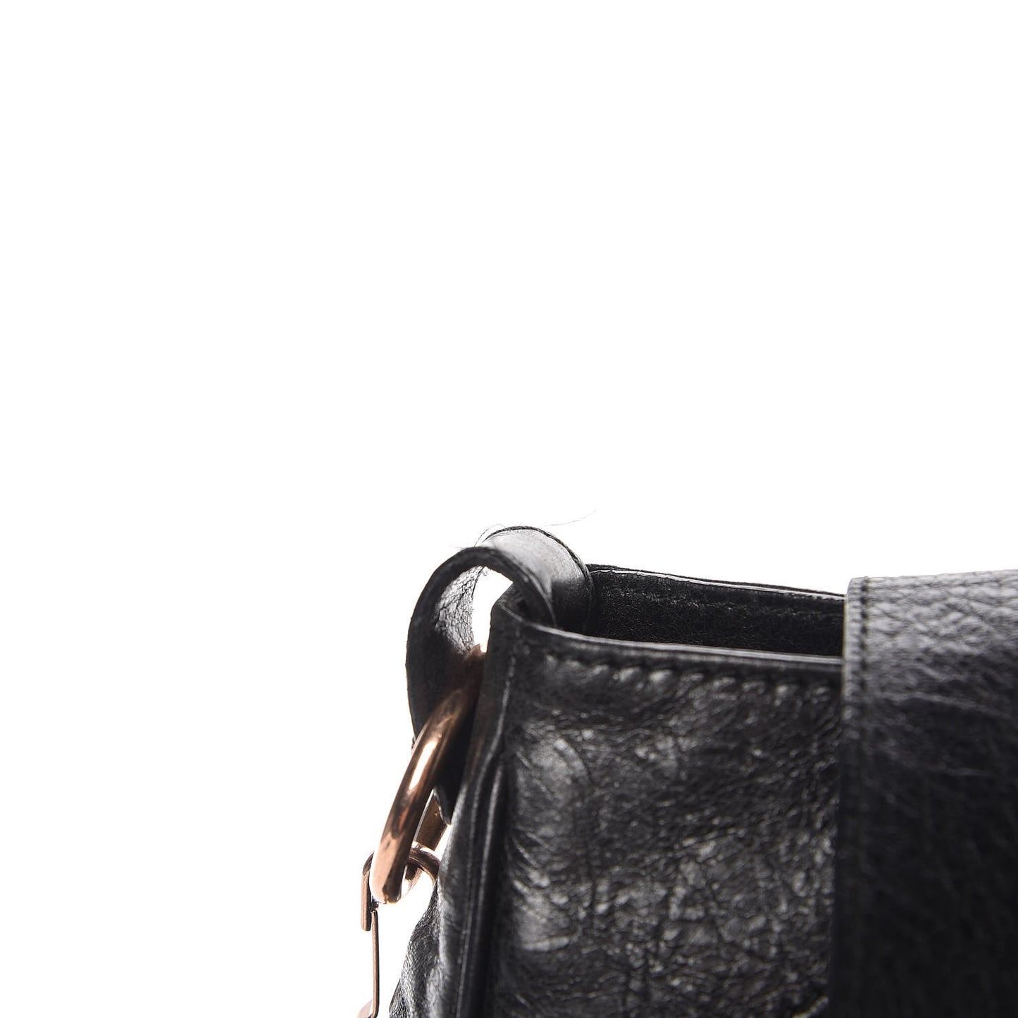 Agneau Giant 12 Rose Gold Hardware Velo Black