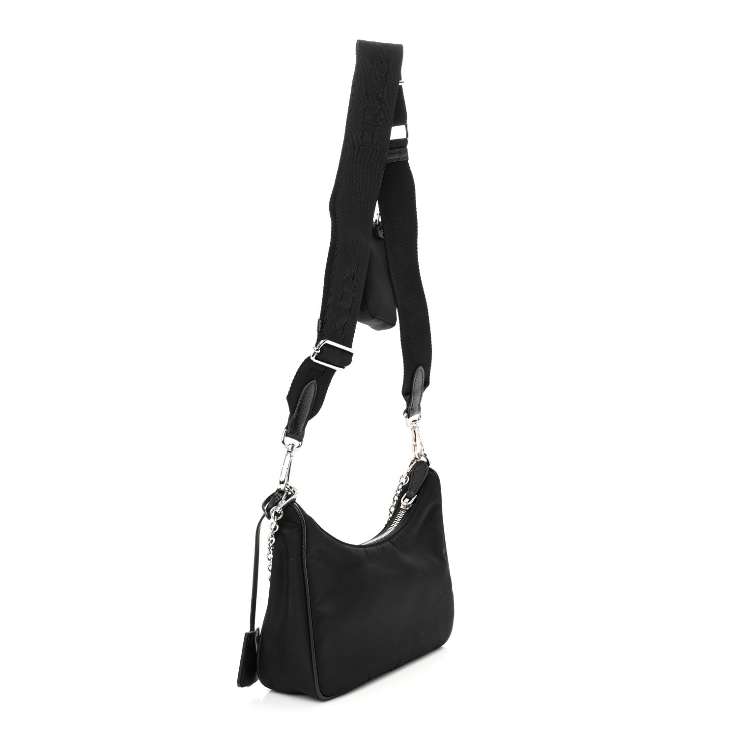 Prada Nylon Re-Edition 2005 Shoulder Bag Black 3 of 12