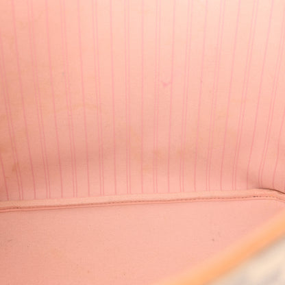 Louis Vuitton Damier Azur Neo Neverfull MM Rose Ballerine 14 of 17