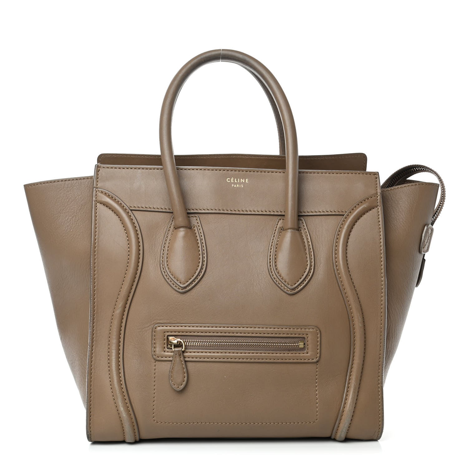Celine Smooth Calfskin Mini Luggage Camel 1 of 13