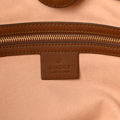 Gucci Soft GG Supreme Monogram Medium Crossbody Tote Beige Cuir 6 of 8