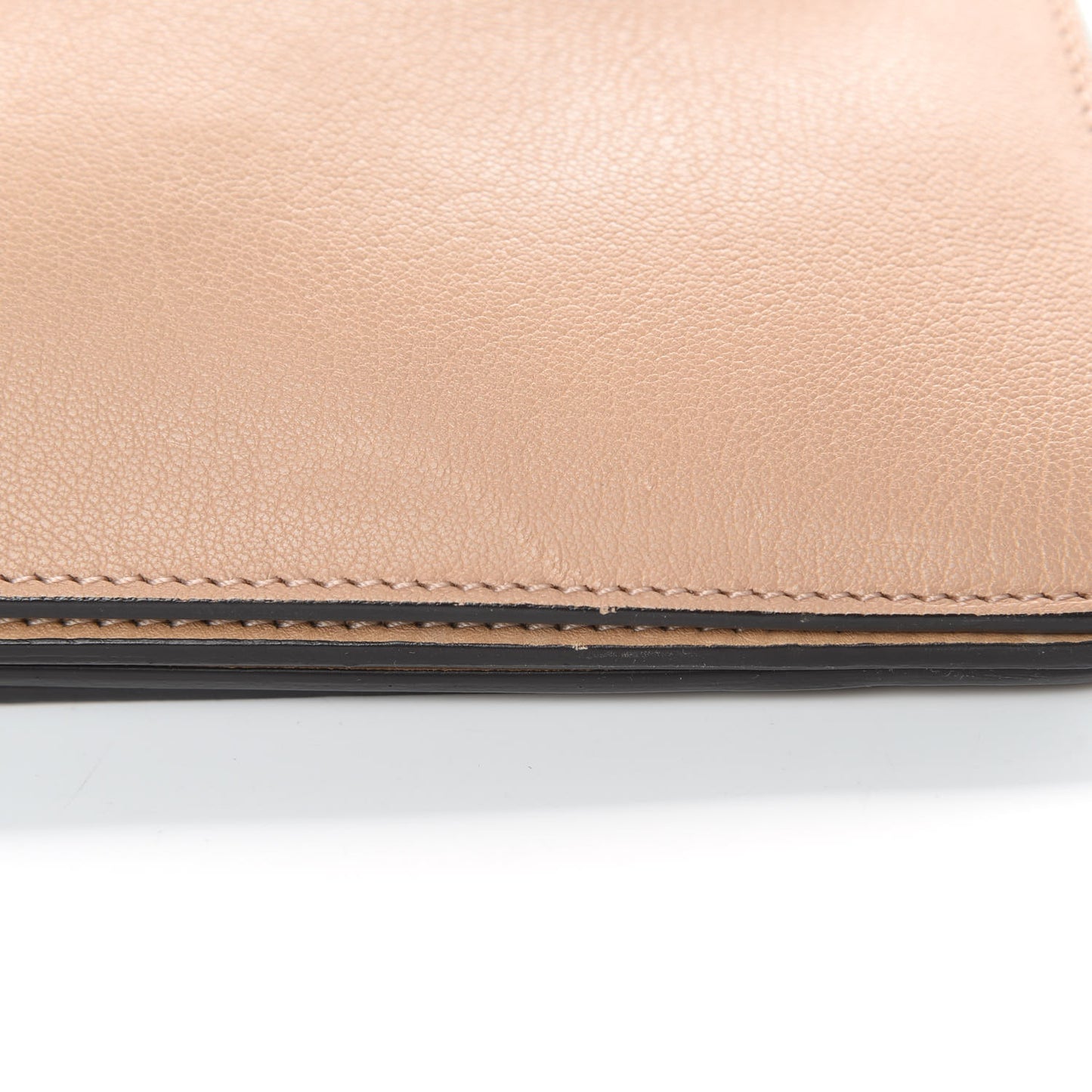 Calfskin Medium Faye Shoulder Bag Biscotti Beige