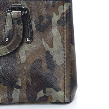 Prada Saffiano Camouflage Military Tote Mimetico 10 of 18