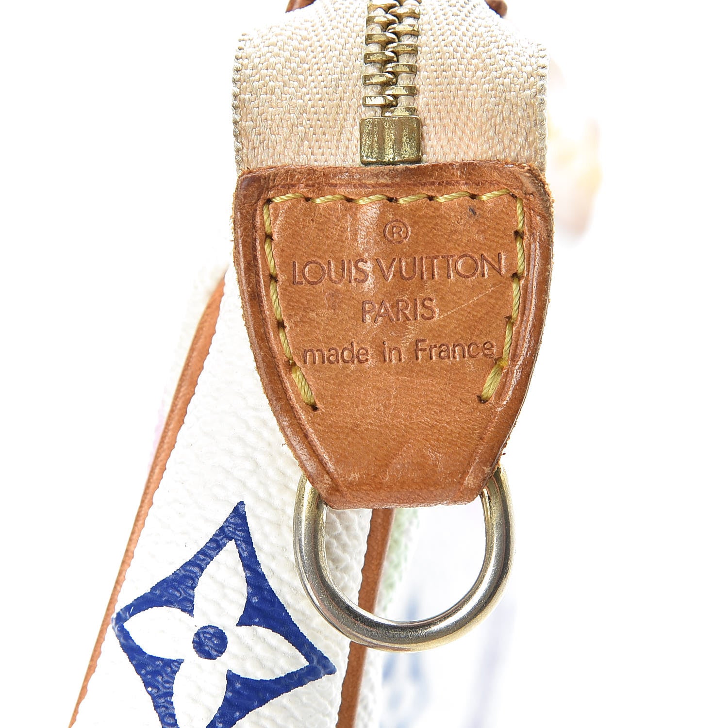 Louis Vuitton Monogram Multicolor Pochette Accessories White 7 of 9