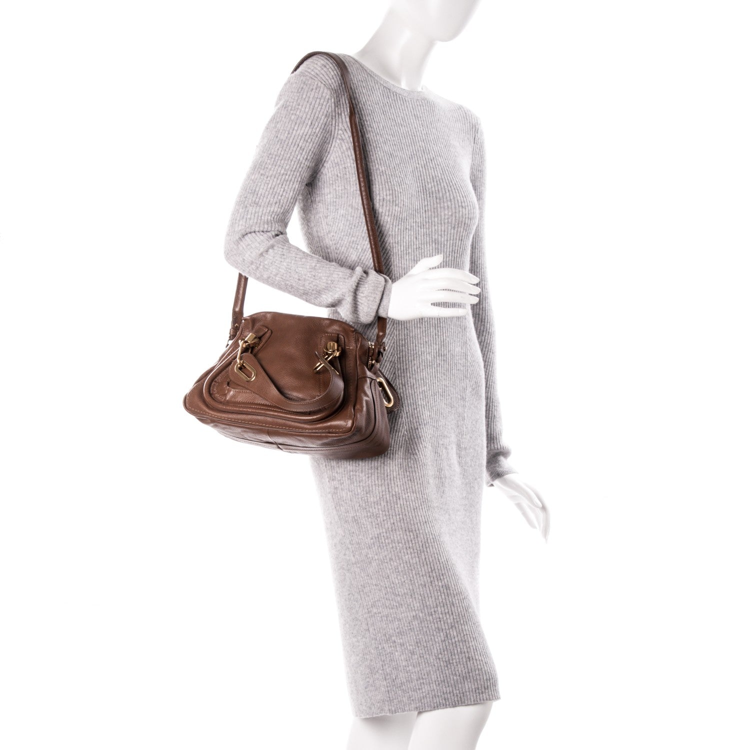 Chloe Calfskin Small Paraty Bark 2 of 7