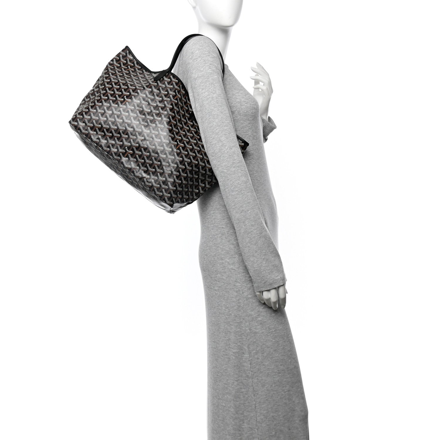 Goyard Goyardine Saint Louis PM Black 2 of 9