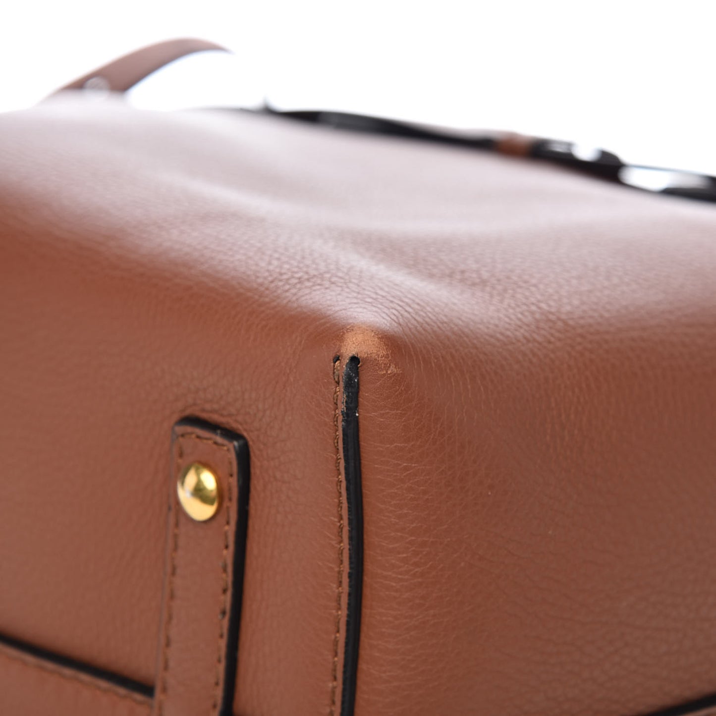 Soft Grain Calfskin Medium Belt Bag Tan
