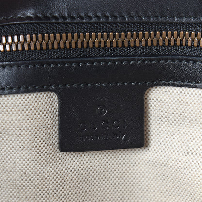 Gucci Soft GG Supreme Monogram Kingsnake Vertical Tote Black 5 of 8