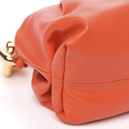 Bottega Veneta Calfskin The Pouch Chain Orange 7 of 9
