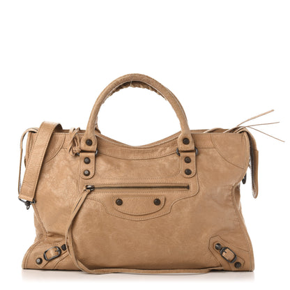 Balenciaga Agneau Classic Hardware City Beige Nougatine 3 of 14