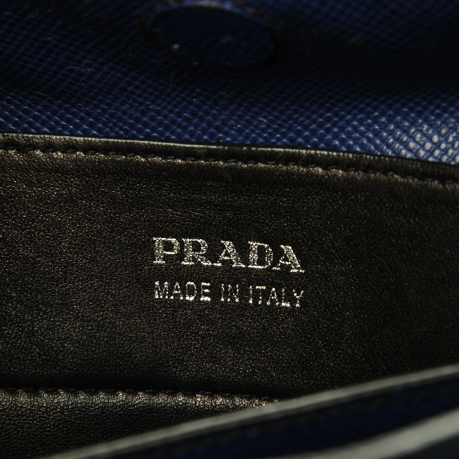 Prada Saffiano Cuir Medium Double Handle Tote Inchiostro 6 of 9