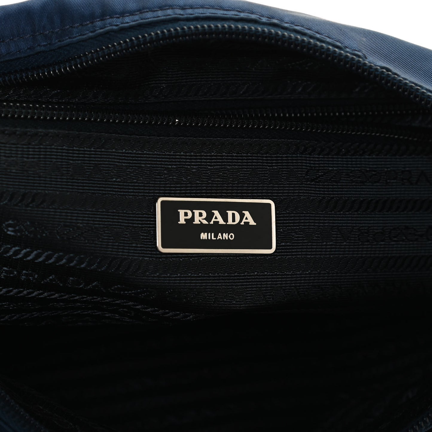 Tessuto Nylon Messenger Bag Royal