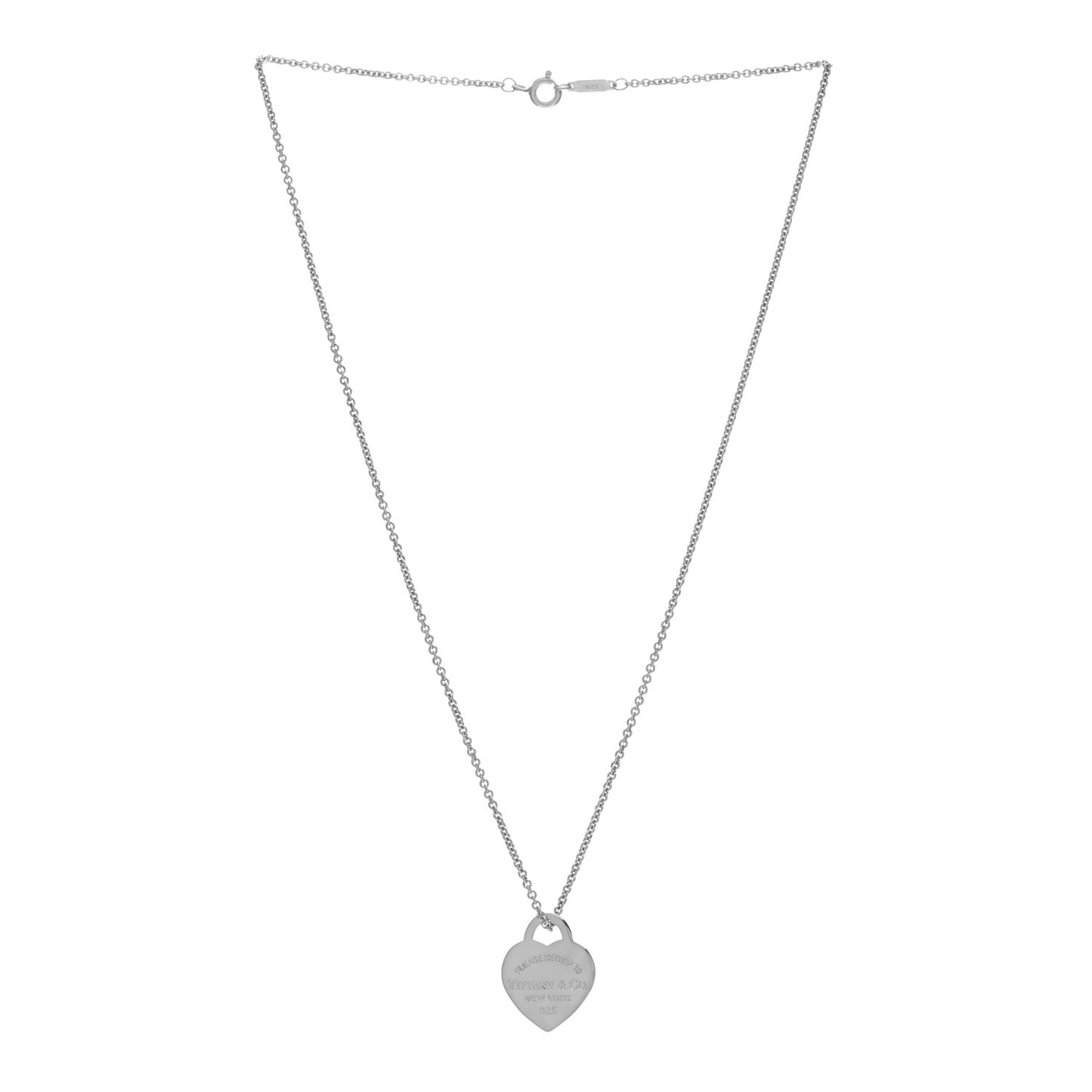 Sterling Silver Small Return To Tiffany Heart Pendant Necklace