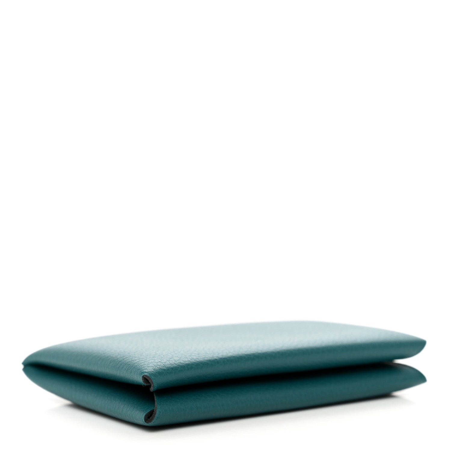 Hermes Evercolor Calvi Card Case Vert Bosphore 4 of 7
