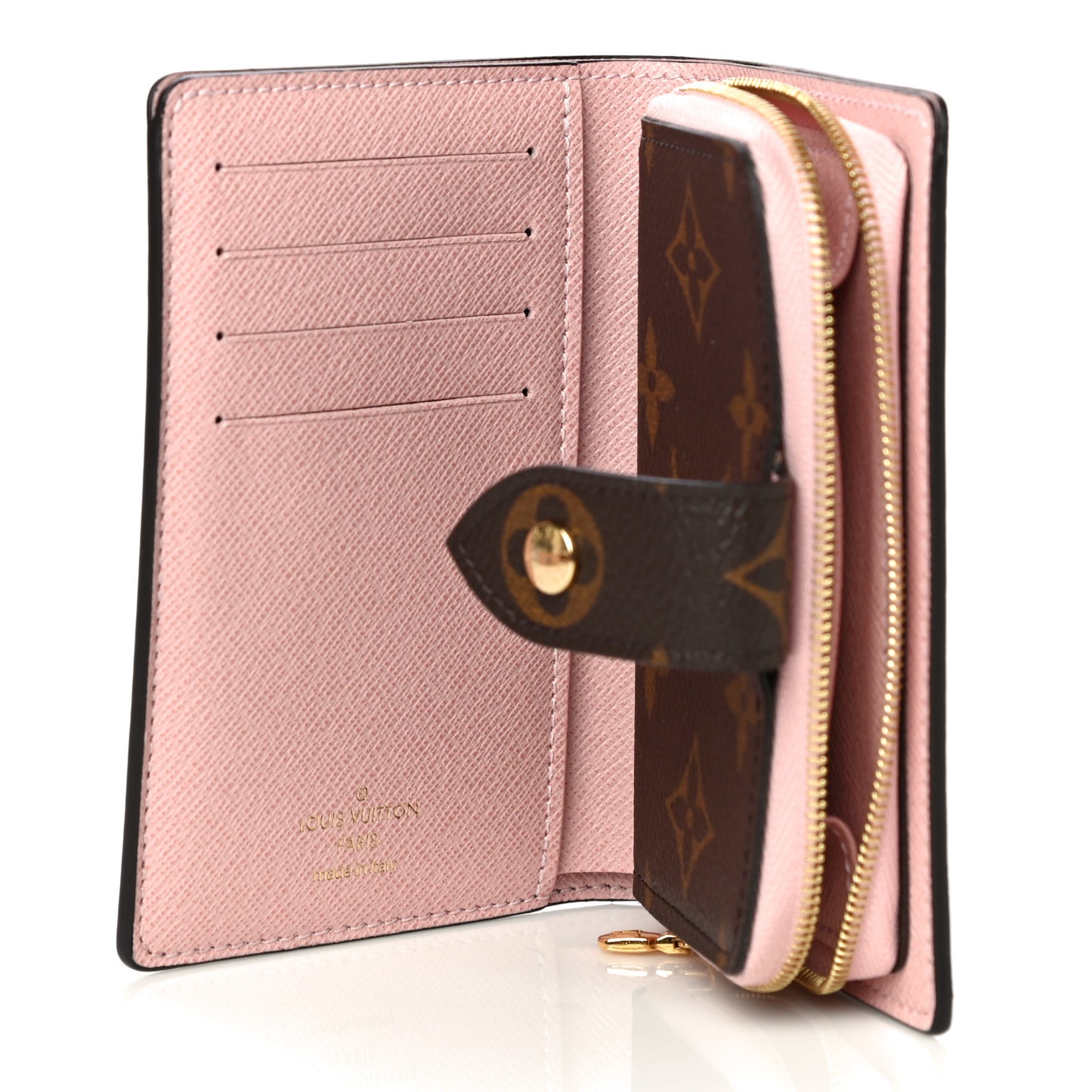 Monogram Juliette Wallet Rose Ballerine