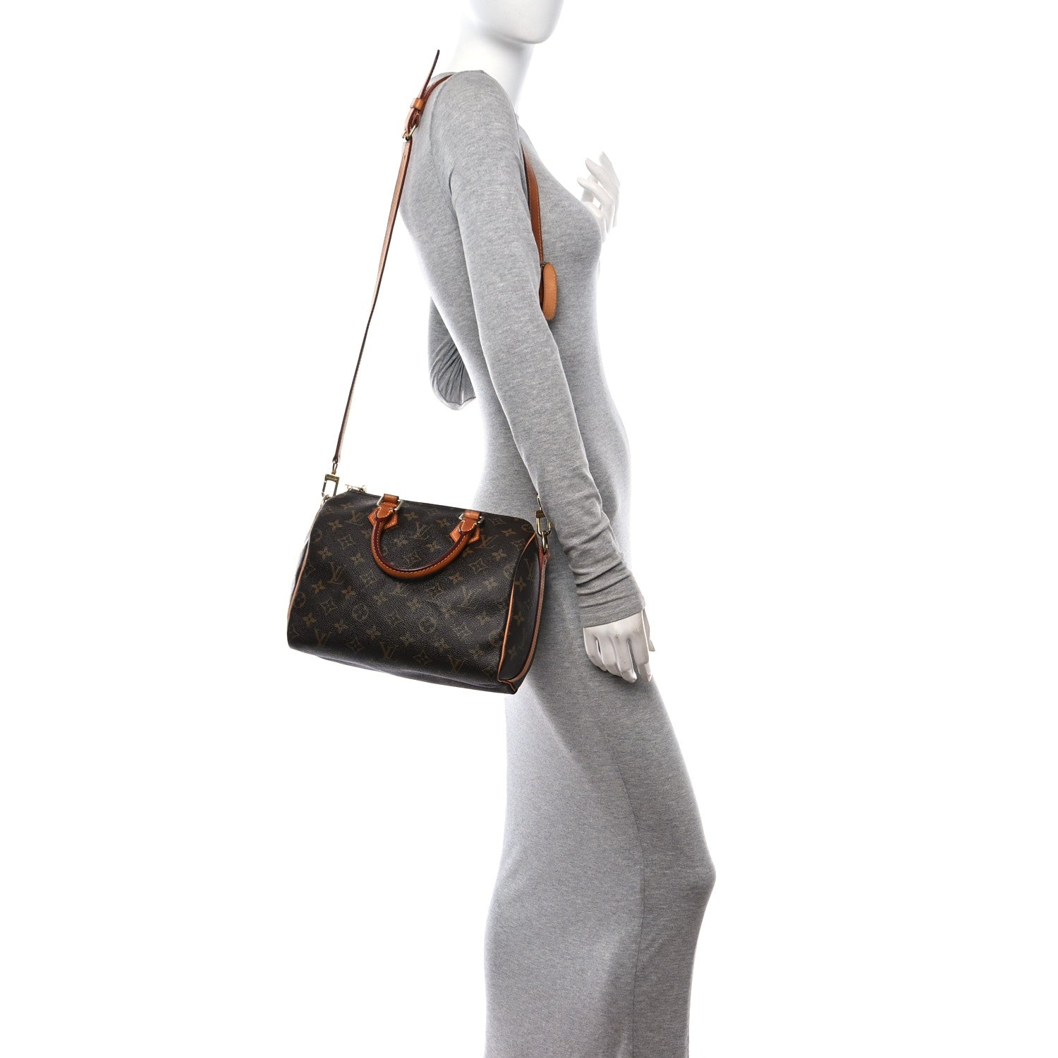 Louis Vuitton Monogram Speedy Bandouliere 25 3 of 16