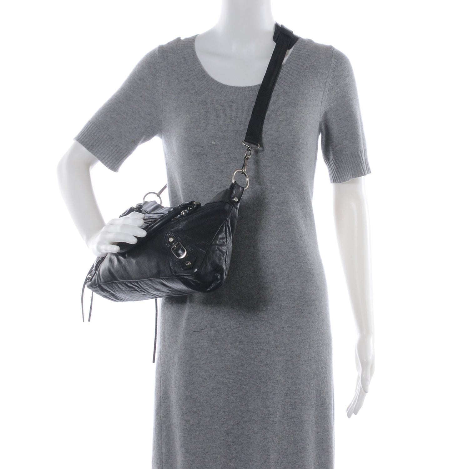 Balenciaga Chevre First Black 2 of 8