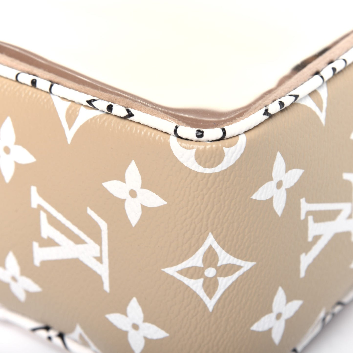 Monogram Giant Beach Pouch Kaki