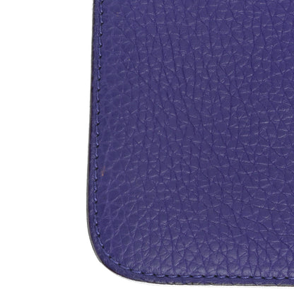 Christian Dior Bullcalf Diorissimo Pouch Purple 10 of 14