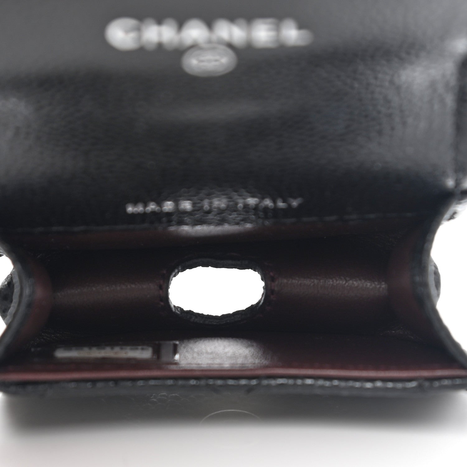 Chanel Caviar Quilted Airpods Pro Case Black 9 of 10