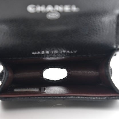Chanel Caviar Quilted Airpods Pro Case Black 9 of 10