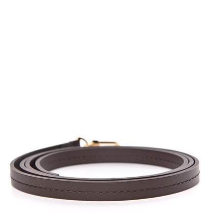 Louis Vuitton Calfskin 12mm Favorite Long Strap Brown 2 of 3