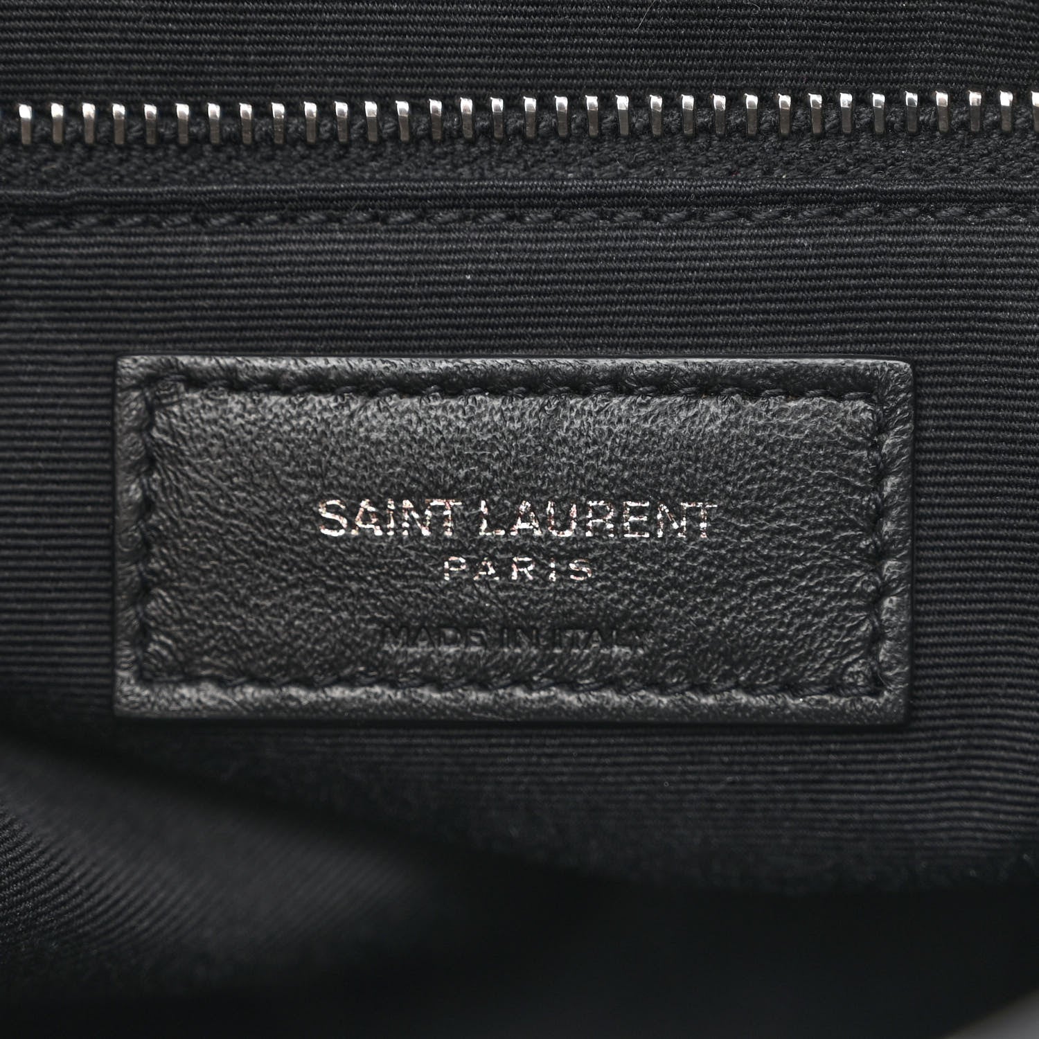 Saint Laurent Crinkled Calfskin Matelasse Monogram Medium Niki Chain Satchel Black 6 of 10