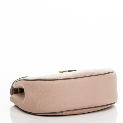 Chloe Grained Lambskin Drew Shoulder Bag Cement Pink 4 of 6