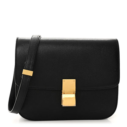 Celine Goatskin Medium Classic Box Flap Bag Black 1 of 14