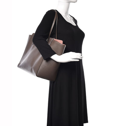 Gucci Dollar Calfskin Medium Swing Tote Grey Field Soft Pink 2 of 9