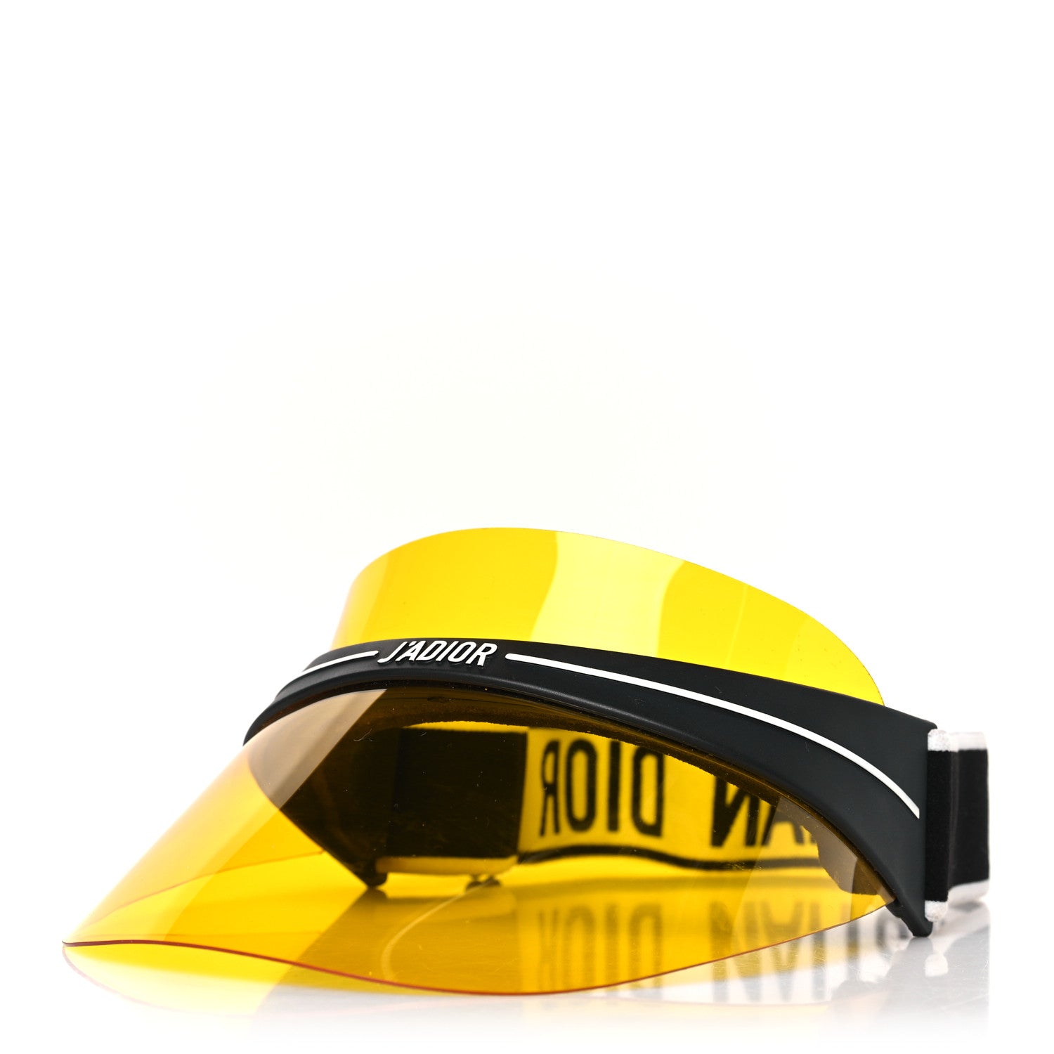 Christian Dior Acetate DiorClub1 Sun Visor Yellow 1 of 8