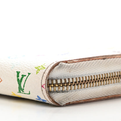 Louis Vuitton Monogram Multicolor Zippy Wallet White Litchi 14 of 14
