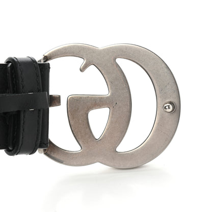 Gucci Moon Calfskin Nickel Double G 40mm Belt 90 36 Black 6 of 6