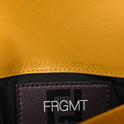 Fendi X FRGMT X POKEMON Glazed Fabric FF Pokemon Print Continental Wallet On Chain Tobacco Moro Giallo Tobacco Moro Giallo 7 of 12