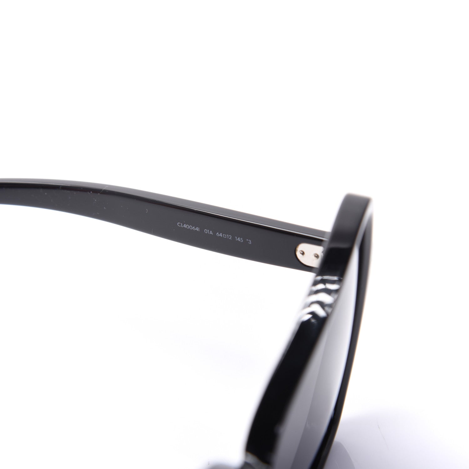 Celine Acetate Butterfly Sunglasses CL40064I Black 5 of 8