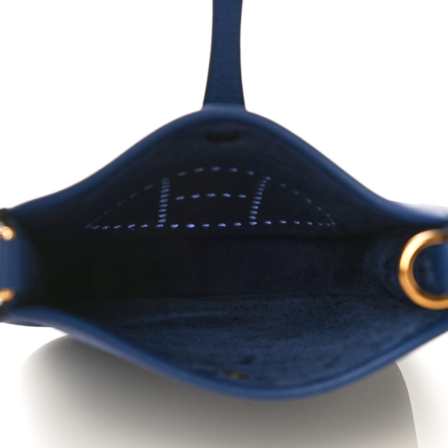 Hermes Taurillon Clemence Amazone Evelyne TPM Blue Saphir Blue Indigo 8 of 10