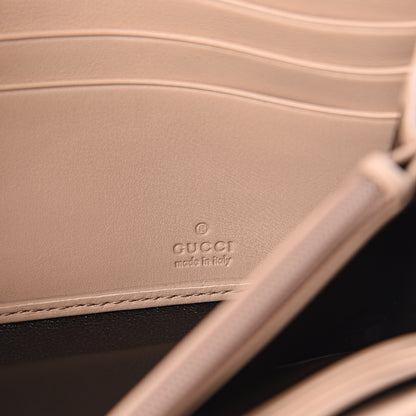 Gucci Calfskin Bamboo Continental Wallet Nude 5 of 5