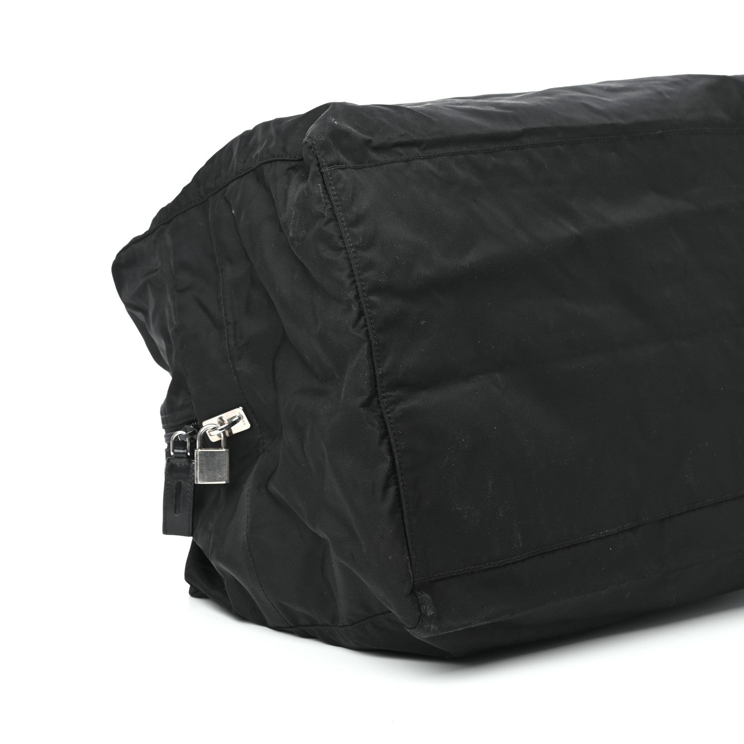 Prada Tessuto Nylon Duffel Bag Black 8 of 9