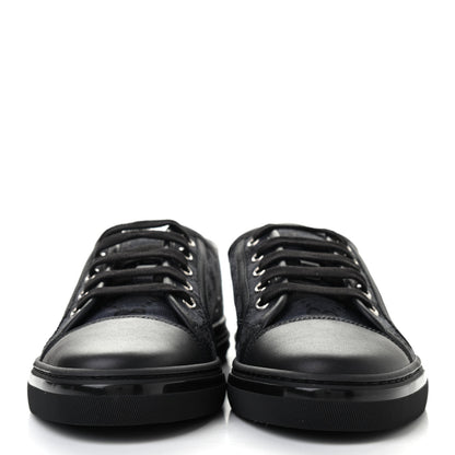 Gucci GG Monogram Calfskin Womens Low Top Sneakers 36.5 Piombo Black 2 of 11