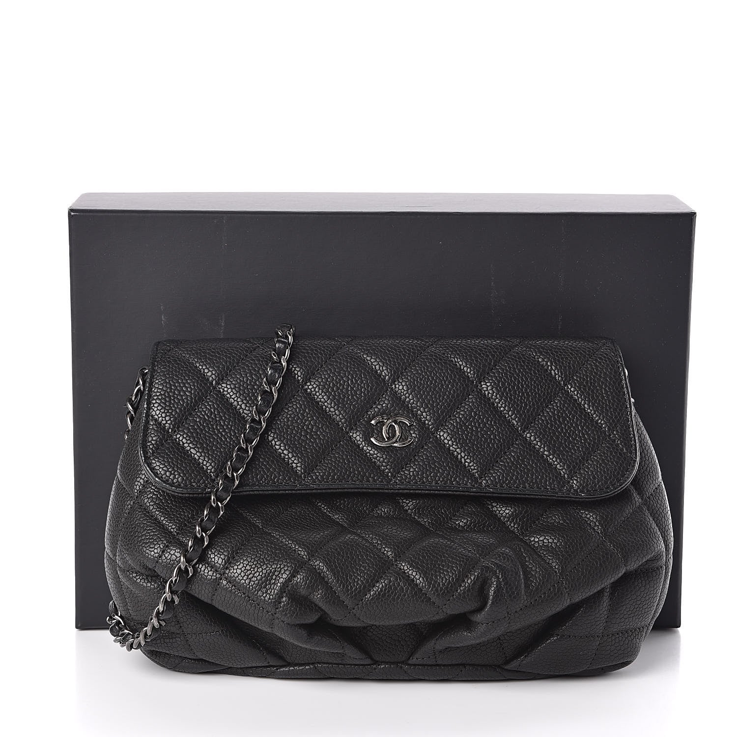 Chanel Caviar Quilted Crossbody Bag Black 11 of 11