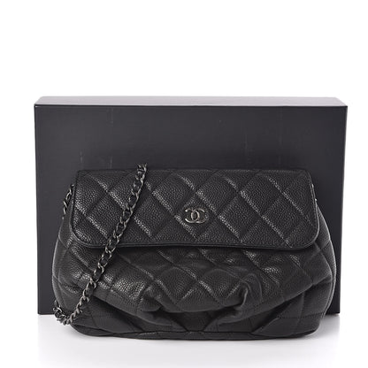 Chanel Caviar Quilted Crossbody Bag Black 11 of 11