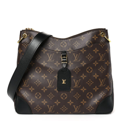 Louis Vuitton Monogram Odeon MM Black 1 of 7
