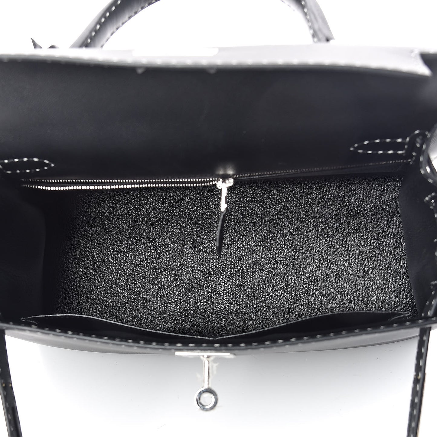 Grained Monsieur Un Point Sur Deux Kelly Sellier 28 Black