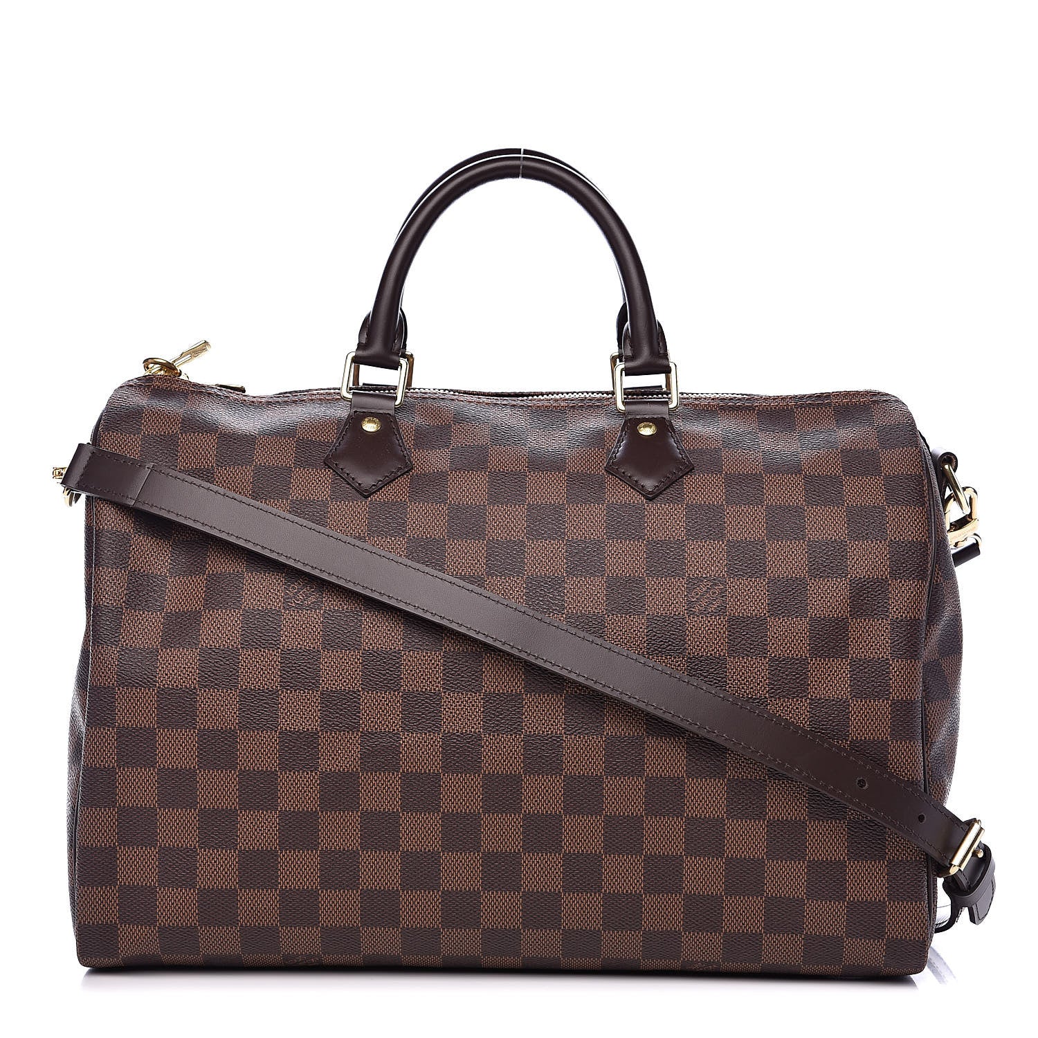 Louis Vuitton Damier Ebene Speedy Bandouliere 35 1 of 12